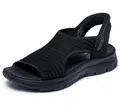 Produktbild: Skechers Damen Summits Sandal Sweetly Evolved Turnschuhe, Black Knit, 42 EU