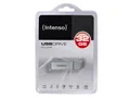 Produktbild: USB 2.0 Stick 32GB Intenso Alu Line silber Speicherstick Flashdrive im Blister