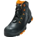Produktbild: Sicherheitsstiefel 2 41 knöchelhoch Leder schwarz/orange - Schwarz - 41