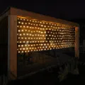 Produktbild: LED Lichternetz Lichtervorhang Lichterkette Weihnachten Warmweiß 320 LED 3 m