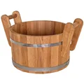 Produktbild: Waldmeister Sauna Aufgusskübel Eiche 23L - Saunakübel Holzkübel Eichenkübel