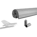 Produktbild: Schellenberg Rolladenpanzer Set PVC Mini für 40 mm Stahlrohrwellen, inkl. Rolladen-Aufhängefedern, Aluminium-Endleiste und Rolladenstopper, indiv...