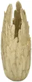 Produktbild: Mauro Ferretti Vase Federn 32x34x80 cm goldfarben