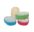 Produktbild: 4 x Massageschwamm Duschschwamm Badeschwamm Peeling Schwamm Körperpeeling Oval