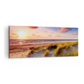 Produktbild: Wandbilder 100x40cm Leinwandbild Meer Strand Düne Groß Bilder Art Wanddeko