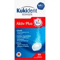 Produktbild: Kukident Aktiv Plus Gebissreiniger-Tabs 99 Stück