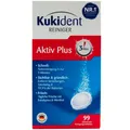 Produktbild: Kukident Reiniger Aktiv Plus 1 x 99 Reinigungstabletten Gebiss-Prothesenreiniger