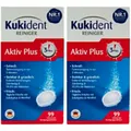 Produktbild: Kukident Reiniger Aktiv Plus 2 x 99 Reinigungstabletten Gebiss-Prothesenreiniger