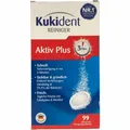 Produktbild: Kukident Aktiv Plus Zahnersatz Reinigungstabletten 99 Stck Packung