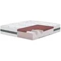 Produktbild: The White Stone Memory, Weiß, Textil, H3 + H5, 100x160 cm, Made in Italy, optimale Belüftung, Schlafzimmer, Matratzen Shop, Matratzen, Kaltschaummatratzen