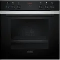 Produktbild: Siemens EEK:  Einbau-Herd-Set EQ211KB11 (HE213BBS3 + EA64RGNA1E), 60cm breit, 71L, 3D Heißluft, mit Rahmen aufliegend, schwarz/Edelstahl