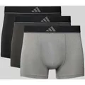 Produktbild: adidas Sportswear Trunks mit elastischem Label-Bund in Anthrazit, Größe S