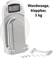 Produktbild: NEU Digitale Küchenwaage Wandbefestigung für Backen Kochen messen Platzsparend