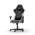 Produktbild: DXRacer Formula L Schwarz & Weiß PVC Leder das Orginal Gamingstuhl, Sessel Ergonomischer, Stuhl, Gaming Chair für PC Gamer und Office