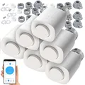 Produktbild: revolt 6er-Set programmierbare Heizkörper-Thermostate mit Bluetooth und App