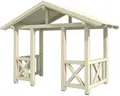 Produktbild: SKAN HOLZ Vordach Stralsund 7 natur 360x187 cm