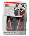 Produktbild: 3M Peltor X3A Kapselgehörschutz  Doppelkopfbügel-Design SNR 33 dB, Rot/Schwarz