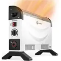 Produktbild: Konvektor Elektroheizung 2000 w inkl. 24 Std. Timer 3 Heizstufen Thermostat Elektrischer Heizkörper Mobile Heizung Stromheizung Heizgerät - Monzana