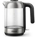 Produktbild: Philips HD9339/80 Wasserkocher glas/edelstahl 1,7L 2200 W Blaue Leuchtanzeige