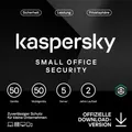Produktbild: Kaspersky Small Office Security 50 Geräte - 2 Jahre Base 50 Geräte + 50 Mobilgeräte + 5 Dateiserver - 2 Jahre