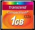 Produktbild: Transcend - Flash-Speicherkarte - 1GB - 133x - CompactFlash Card (TS1GCF133)