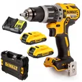 Produktbild: DeWalt Akku-Schlagbohrschrauber + 2xAkku 2Ah Ladegerät TSTAK Koffer DCD796D2-QW
