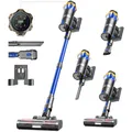 Produktbild: Bulelink Akku-Staubsauger 45.000 Pa, 550 W, 65 Minuten Laufzeit, blau