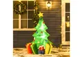 Produktbild: HOMCOM Weihnachtsfigur Geschenken, Selbstaufblasender Weihnachtsbaum Wasserdicht, Indoor (Weihnachtsdeko, 1 St., 1,5 m), LED-Licht
