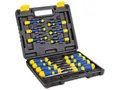 Produktbild: KINZO Schraubendrehersatz, 32-teilig, mit Koffer, gelb-blau