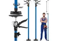 Produktbild: tectake Montageklemme 2er-Set Teleksopstützen, B: 8,00 cm, L: 20,00 cm, stufenlos höhenverstellbar