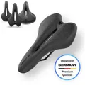 Produktbild: Alpensattel Fahrradsattel Alpensattel 3.0 in 3 Ausführungen wählbar (1-tlg., Sport), Ergonomisch, mit Aussparung und Memory Foam für Damen und Herren Sport+