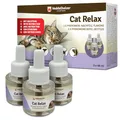 Produktbild: Veddelholzer Relax Cat Pheromone Katzen Nachfüll Set bestehend aus 3 x 45ml Flakon Beruhigungsmittel für Katzen Entspannungs & Anti Stress Mittel für Katzen urinieren verhindern gegen kratzen