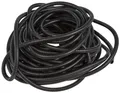 Produktbild: SeKi Flexibles Wellrohr Innen-Ø 7,0mm 20 Meter geschlitzt offen Marderschutz Leerrohr Kabelschutz Kabelmantel - schwarz, Ø 7,0mm Innen