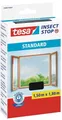Produktbild: tesa Fliegengitter für Fenster Standard anthrazit durchsichtig 1,5m x 1,8m