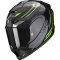 Produktbild: Scorpion EXO-1400 Evo Air Kydra Carbon Helm, schwarz-grün, Größe 2XL für Männer