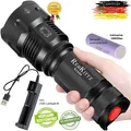 Produktbild: REHKITTZ LED Taschenlampe extrem hell taktischer Strahler Camping Urbex no Akku