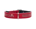 Produktbild: Hunter Tierbedarf Hunde-Halsband Halsband Diamond Petit rot/schwarz