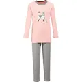 Produktbild: Erwin Müller Pyjama Kinder-Schlafanzug Single-Jersey gemustert rosa 134/140