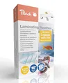 Produktbild: Peach Laminierfolien 65x108mm Gepäckanhänger - 125 mic - 100 pouches - glänzend - geeignet für alle Laminiergeräte - PP525-11