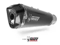 Produktbild: Auspuffterminal Inox Schwarz MIVV Delta Race Kawasaki Versys 1000/S/SE 2019-24