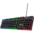 Produktbild: Trust GXT 835 Azor Gaming Tastatur QWERTZ RGB Beleuchtung Anti-Ghosting NEU