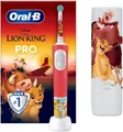 Produktbild: Oral-B Elektrische Kinderzahnbürste Pro Kids König der Löwen, Aufsteckbürsten: 1 St., inklusive Sensitiv+ Modus für Zahnpflege, extra weiche Borsten
