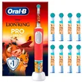 Produktbild: Oral-B Elektrische Zahnbürste - Vitality Pro Kids + 8 Aufsteckbürsten - König...