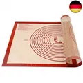 Produktbild: SUPER KITCHEN Antihafte Rutschfeste Backunterlage/Backmatte Silikon Groß