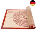 Produktbild: SUPER KITCHEN Antihafte rutschfeste Backunterlage/Backmatte Silikon Groß