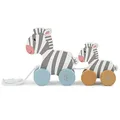 Produktbild: Bieco Holzspielzeug Baby Zebra - Hinterherzieh Tier zum Hinterherziehen - Holzspielzeug Baby ab 1 Jahr - Nachziehtier Holz Hinterherzieh Spielzeug ab 1 Jahr Spielzeug für 1 Jährige Nachzieh Spielzeug