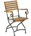 Produktbild: Klappsessel Stuhl Tegernsee FSC® Akazienholz/Stahl ca. 88 x 57 x 56 cm, Dehner