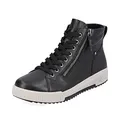 Produktbild: Rieker Evolution Damen Low-Top Sneaker W0164, Frauen Halbschuhe, lose Einlage,Turnschuhe,Laufschuhe,Freizeit,sportlich,schwarz (00),40 EU / 6.5 UK