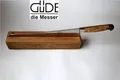 Produktbild: Güde Brotmesser Messer 32 cm Griffschale: Olivenholz mit Messerhalter aus Eiche