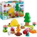 Produktbild: LEGO DUPLO Peppa Wutz Campingausflug - Lernspielzeug für Jungen und Mädchen ab 2 Jahren - inkl. ein Zelt, Kanu, Lagerfeuer und 2 Minifiguren - Mo... - Bunt